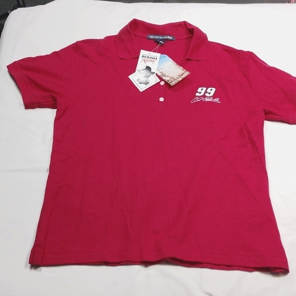 NWT NASCAR Carl Edwards 99 womens polo size medium - Picture 1 of 12